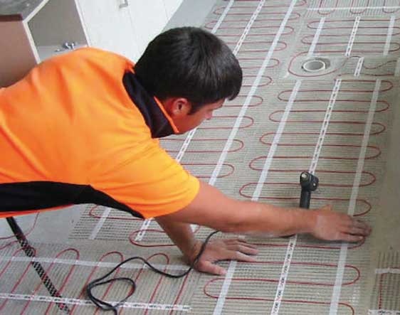 Underfloor Heating - under tile ultra thin